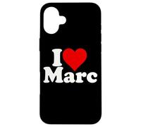 Carcasa para iPhone 16 Plus Amo CORAZÓN Marc Marcus