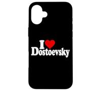 Carcasa para iPhone 16 Plus Amo EL Nombre DE Dostoevsky del CORAZÓN EN UNA tee