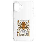 Carcasa para iPhone 16 Plus Anansi la araña Historias Folclore de tramposos de África Occidental