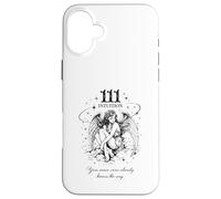 Carcasa para iPhone 16 Plus Angel Number 111 Intuición Numerología Espiritual Angelcore