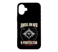 Carcasa para iPhone 16 Plus Ángel o OVNI 8 Estrellas Puntiagudas desclasificado UAP Ezequiel Wheel