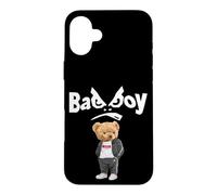 Carcasa para iPhone 16 Plus Angry Bad Boys Style, Cool Teddy Bear Bad Boy Graphic Design