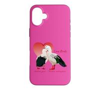Carcasa para iPhone 16 Plus Animales Asombrosos Gansos Andinos Amor P
