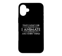 Carcasa para iPhone 16 Plus Animo y sé Cosas Divertidas animador Digital de Dibujos Animados