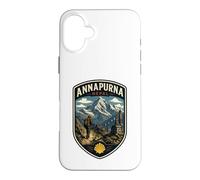 Carcasa para iPhone 16 Plus Annapurna Nepal Viaje Familiar Trekking Himalaya Vacaciones