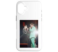 Carcasa para iPhone 16 Plus Annie Lennox & David Bowie en Vivo en el Concierto de Freddie Mercury