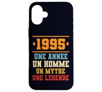Carcasa para iPhone 16 Plus Anniversaire Cadeau Design Drole Homme 1995