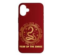 Carcasa para iPhone 16 Plus Año Nuevo Chino De Serpiente Años del Zodíaco Chino 2025