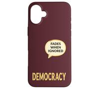 Carcasa para iPhone 16 Plus Apatía Política Democracia