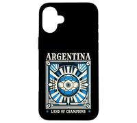 Carcasa para iPhone 16 Plus Argentina, Tierra de Campeones - Orgullo Futbolístico