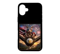 Carcasa para iPhone 16 Plus Armadillo on Bald Eagle - Gafas de Bandera Estadounidense de EE. UU