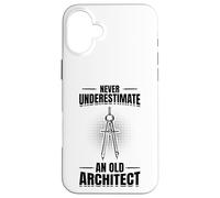 Carcasa para iPhone 16 Plus Arquitecto Abuelo Arquitecto Planificador Profesión