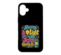 Carcasa para iPhone 16 Plus Arrojando una luz sobre quién es Jesús Realmente en la Escuela bíblica de Vacaciones