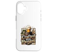 Carcasa para iPhone 16 Plus Arte Creativo del Concepto de elaboración de Cerveza impulsada por la pasión