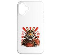 Carcasa para iPhone 16 Plus Arte del espíritu Guerrero del Tigre samurái