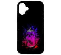 Carcasa para iPhone 16 Plus Arte en Color Calavera Urban Aerosol Can Drip