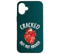 Carcasa para iPhone 16 Plus Arte Kintsugi de cerámica Japonesa Agrietada Pero no Rota