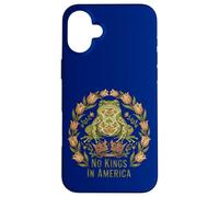 Carcasa para iPhone 16 Plus Arte Popular de No Kings In America Frog Cottagecore