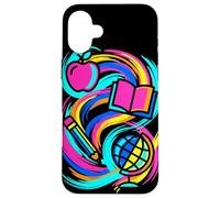 Carcasa para iPhone 16 Plus Artículos Escolares Alumno Compañeros Clase Comienzo Clases