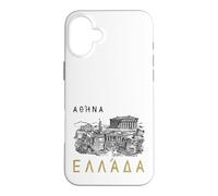 Carcasa para iPhone 16 Plus Atenas Grecia en Lengua Griega con Arquitectura Griega