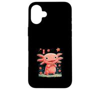 Carcasa para iPhone 16 Plus Axolotl Comiendo Estrellas Rojo Estilo JP
