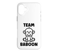 Carcasa para iPhone 16 Plus Baboons Animals Funny Little Baby Monkey Team Baboon