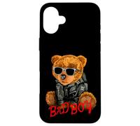 Carcasa para iPhone 16 Plus Bad Boy tee Shirt, Funny Teddy Bear Graphic Design Style Fun