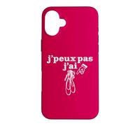 Carcasa para iPhone 16 Plus Bailarina Divertida Excusa Mejor Profesora de Ballet Humor