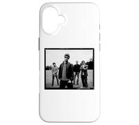 Carcasa para iPhone 16 Plus Banda Oasis Liam & Noel Gallagher por Michael Robert Williams