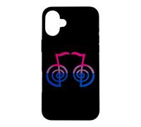 Carcasa para iPhone 16 Plus Bandera Bisexual Kriya Reiki Símbolo Yoga Espiritual
