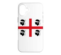 Carcasa para iPhone 16 Plus Bandera de Cerdeña Italia 4 Moros Cerdeña