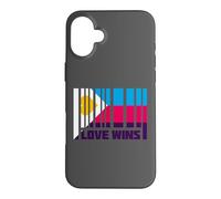 Carcasa para iPhone 16 Plus Bandera de poliamor Amor GANA poliamoroso