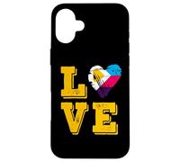 Carcasa para iPhone 16 Plus Bandera de poliamor Amor poliamoroso
