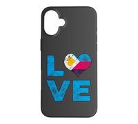Carcasa para iPhone 16 Plus Bandera de poliamor Amor poliamoroso