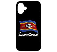 Carcasa para iPhone 16 Plus Bandera de Suazilandia Sudáfrica Hombres Mujeres Niños Eswatini