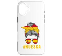 Carcasa para iPhone 16 Plus Bandera Española Señora España Huesca