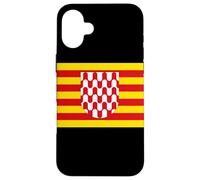 Carcasa para iPhone 16 Plus Bandera GIRONA ESPAÑA CATALUÑA