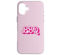 Carcasa para iPhone 16 Plus Barbecue Grill Pink Retro Funny BarBQ Classic Girl Gear