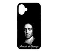 Carcasa para iPhone 16 Plus Baruch de Spinoza Filosofía Racionalista Retrato