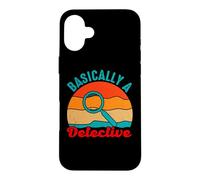 Carcasa para iPhone 16 Plus Basically A Detective Detective Privado Detective