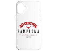 Carcasa para iPhone 16 Plus Basque: Pamplona Shirt/San Fermin