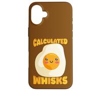 Carcasa para iPhone 16 Plus Batidores calculados, Divertido Juego de Palabras con Huevos, Lindo culinario