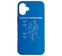 Carcasa para iPhone 16 Plus Batman Action Figure Anatomy