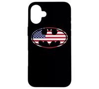 Carcasa para iPhone 16 Plus Batman American Flag Oval