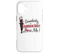 Carcasa para iPhone 16 Plus Batman: Arkham City Harley Quinn Somebody Loves Me