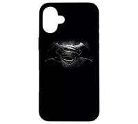 Carcasa para iPhone 16 Plus Batman v Superman Black & White Logo