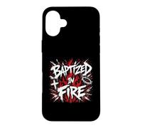 Carcasa para iPhone 16 Plus Bautizado en Fuego Renacimiento de la fe Cristiana
