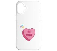 Carcasa para iPhone 16 Plus Be Mine Cute Romántico Día de San Valentín Dulce Amor para Él Ella