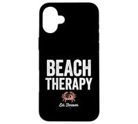 Carcasa para iPhone 16 Plus Beach Therapy Crab Ocean Summer Vacation