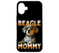 Carcasa para iPhone 16 Plus Beagle Mommy Mamá Perro Día de la Madre English Beagles Mom